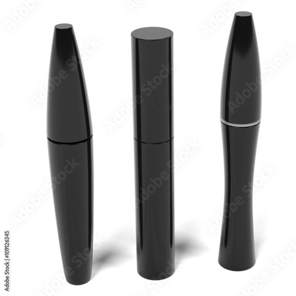 Fototapeta 3d renderings of mascaras makeup