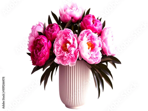 Obraz pink peony flower