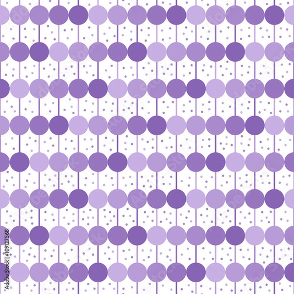 Fototapeta Seamless background of violet circles