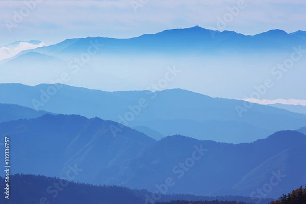 Obraz 初秋の山並み