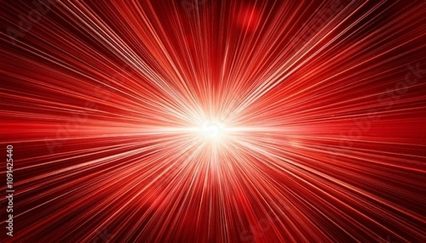 Obraz red starburst background