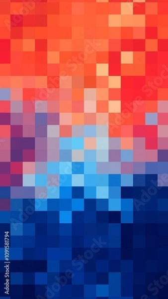 Obraz pixel background. pixel pattern, mosaic background
