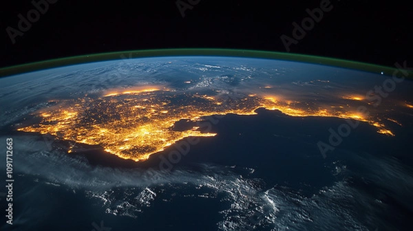 Fototapeta earth in space