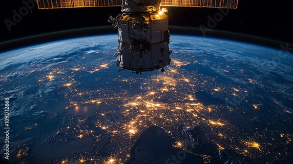 Fototapeta earth from space view