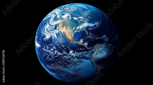 Fototapeta earth in space