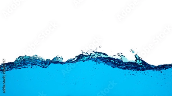 Fototapeta Water splash isolated on white background