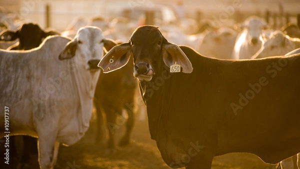 Obraz Cattle in yards