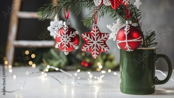 Obraz christmas tree decoration