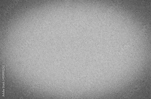 Fototapeta Vector diagonal line pattern with a gradient vignette effect. Minimalistic, textured abstract design background and graphic layout backdrop.