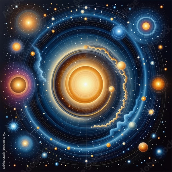 Obraz Comic abstract pattern 