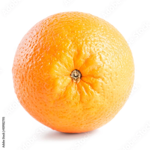 Obraz Orange isolated on white background