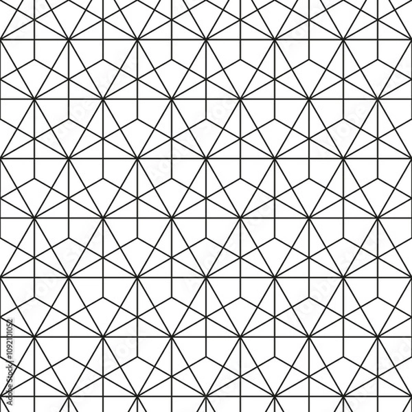 Fototapeta seamless geometric pattern