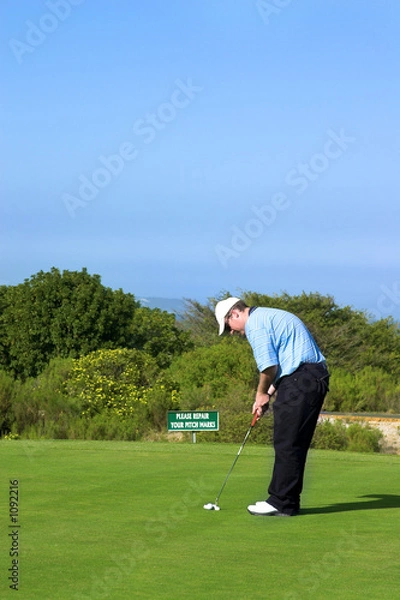 Fototapeta golfer