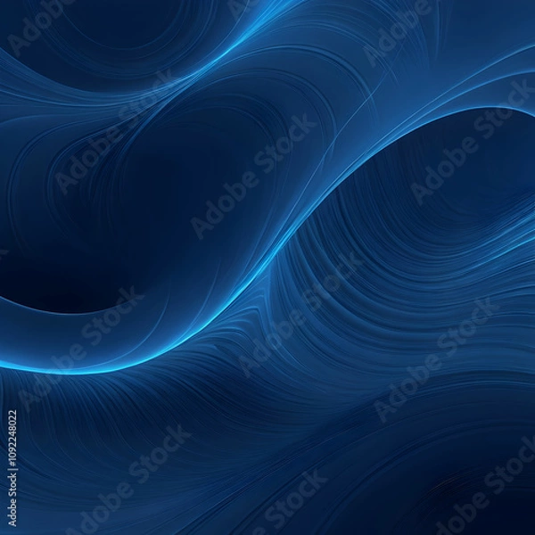 Obraz Abstract classic blue screensaver
