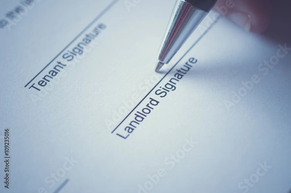 Obraz Rental agreement