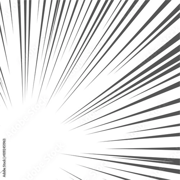 Fototapeta Speed Lines Comic Book Design