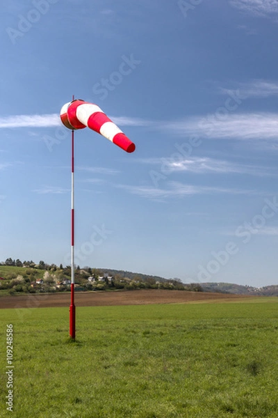 Obraz Windsocks wind direction indicator
