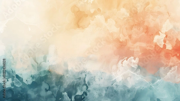 Obraz Rough Watercolor Texture Background