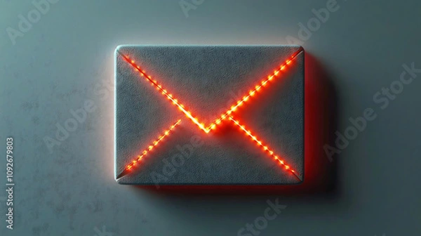 Fototapeta Addressing Cybersecurity Risks Phishing Awareness in Digital Communication Online Graphic Design Modern Perspective