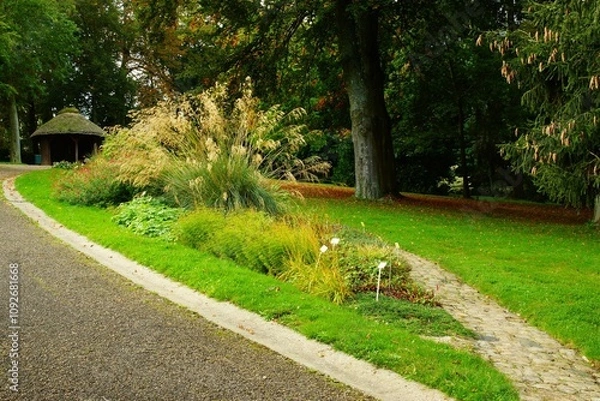 Obraz Perspective parterre  parc