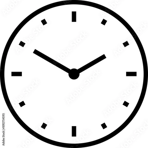 Fototapeta Clock icon - time symbol
