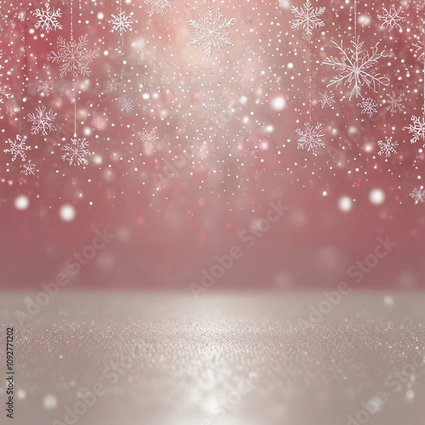 Fototapeta a snowflake that is on a pink background