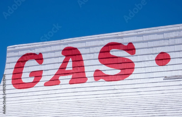 Obraz Gas sign