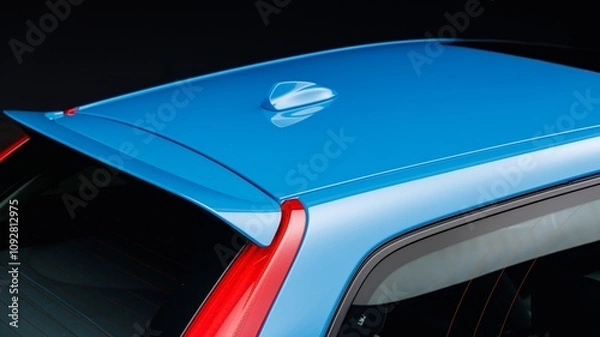 Obraz Antenna on a car roof