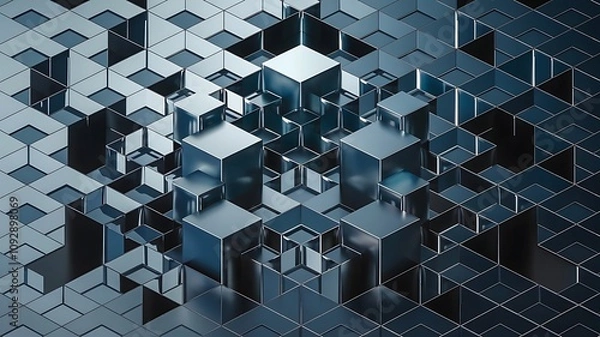 Fototapeta Abstract Geometric Pattern Artwork Abstract geometrical background