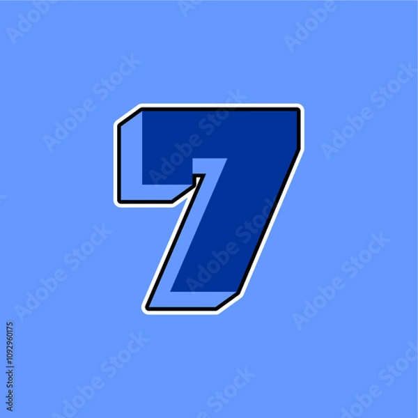 Obraz Number seven