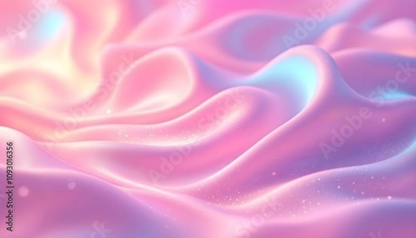 Fototapeta Abstract background Silky and shinning colors Pink and Green