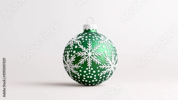 Obraz Christmas ornament decoration home product photography minimalist setting close-up view holiday spirit