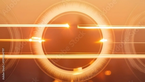 Fototapeta background with glowing lights