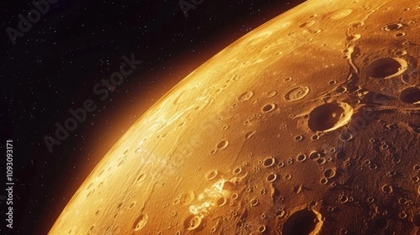 Fototapeta Planet Mercury viewed from space