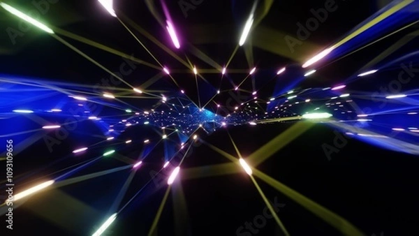 Fototapeta カラフルな光の背景