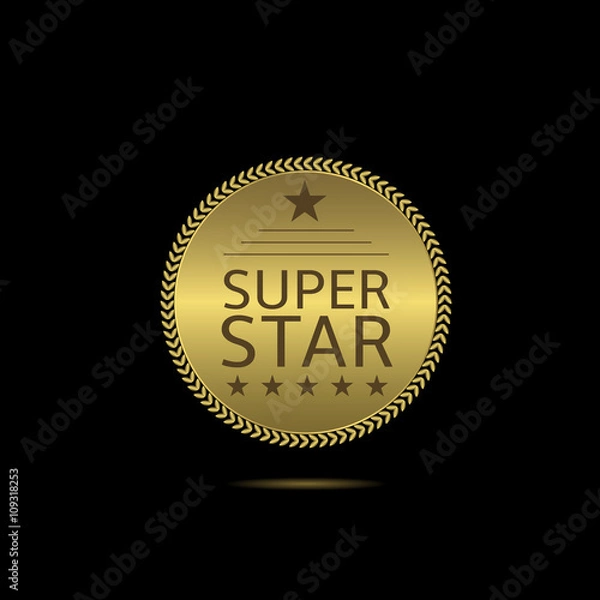 Obraz Super star label