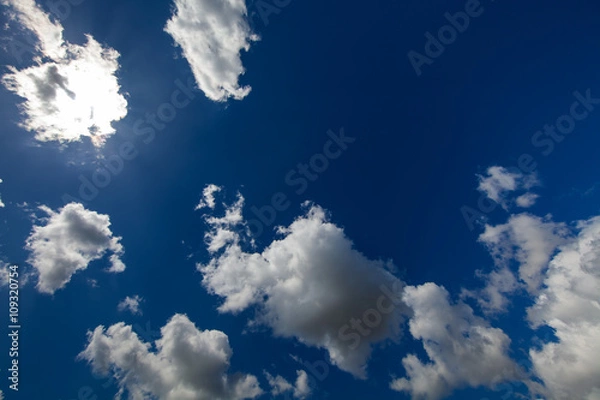 Obraz blue sky clouds