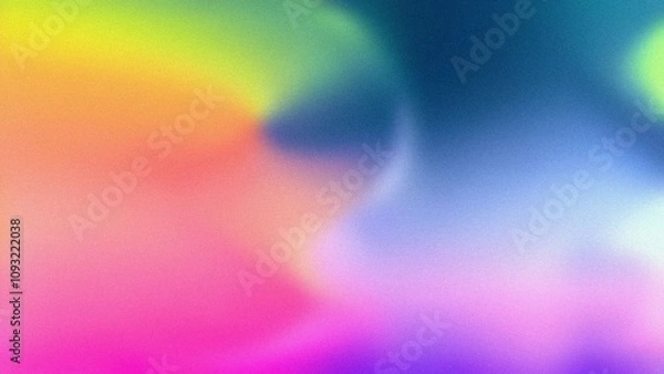 Fototapeta Rainbow blur background. Dreamy pastel blend evokes joy, peace. Ideal for websites, apps, and presentations.