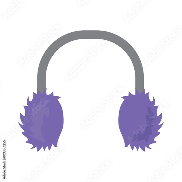 Obraz warm earmuffs for winter clothes