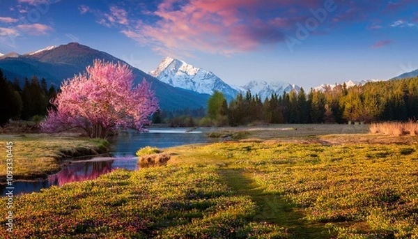 Fototapeta Buds of Promise: A Journey into Early Spring