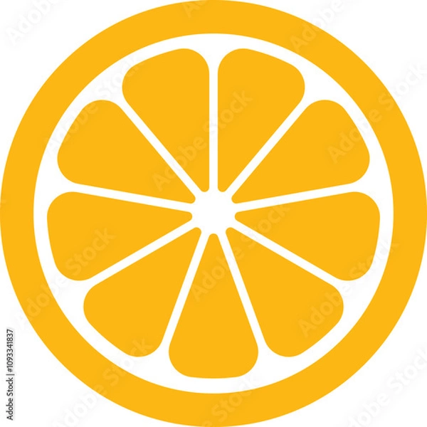 Fototapeta orange slice