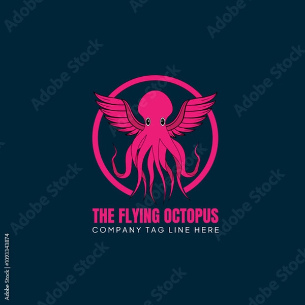 Fototapeta Octopus Logo
