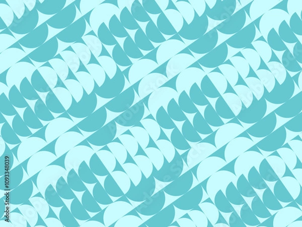 Fototapeta Decorative abstract geometric crystal seamless background pattern