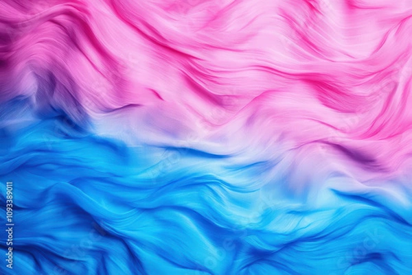 Fototapeta Vibrant abstract art with flowing pink and blue textures