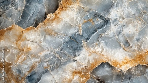 Fototapeta Introducing marble-textured tile wallpaper, a captivating addition to your home decor. Inspired by nature's elegance, these tiles combine the charm of natural stone with the versatility of wallpaper