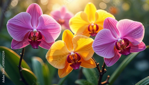 Obraz orchid in garden