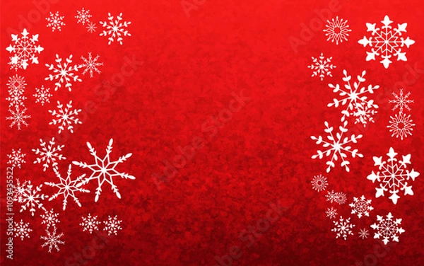 Fototapeta red abstract christmas background illustration for design