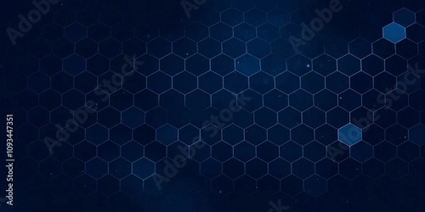 Fototapeta Abstract Hexagon Pattern Background
