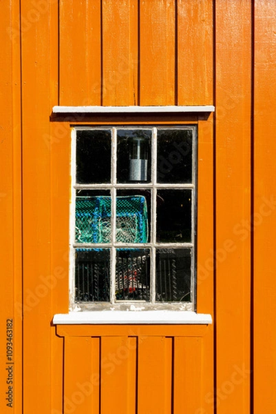 Obraz Window of an old fishermans hut