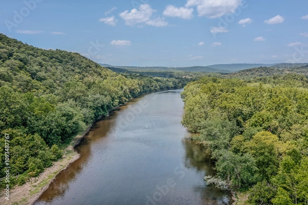 Fototapeta bridge over river